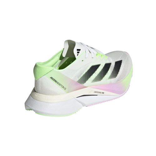 adidas adizero boston 12 women s cloud white or green spark shoes irun singapore 4