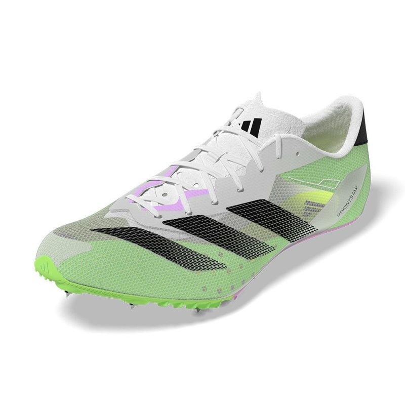 adidas sprintstar track and field cloud white or green spark shoes irun singapore 2