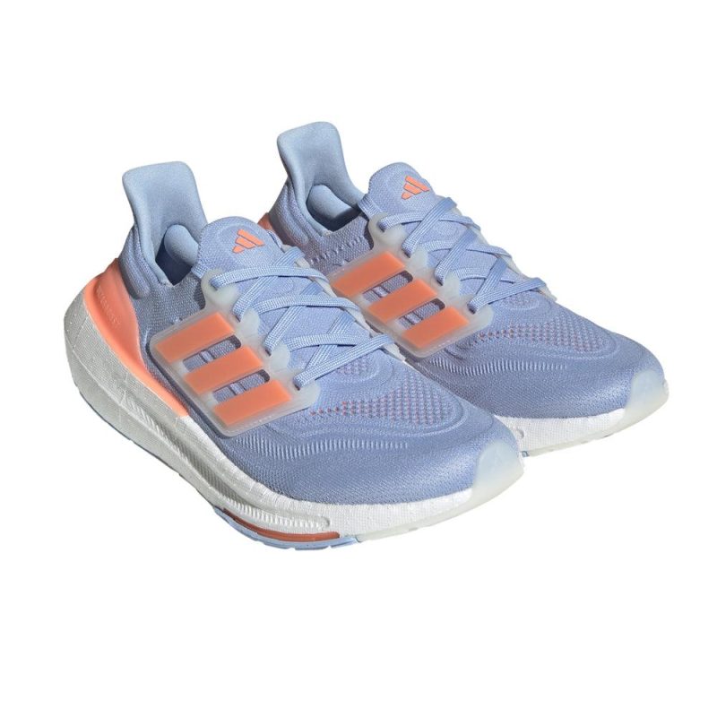 adidas ultraboost light women s blue dawn or coral fusion shoes irun singapore 2