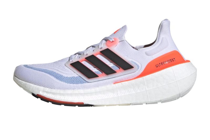 Adidas Ultraboost Light Women's :Cloud White | Solar Red - iRUN Singapore