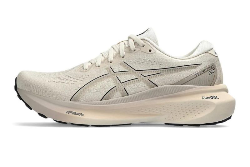 asics gel kayano 30 2e men s oatmeal or black shoes irun singapore 1