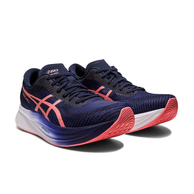 asics magic speed 2 women s indigo blue or papaya shoes irun singapore 2