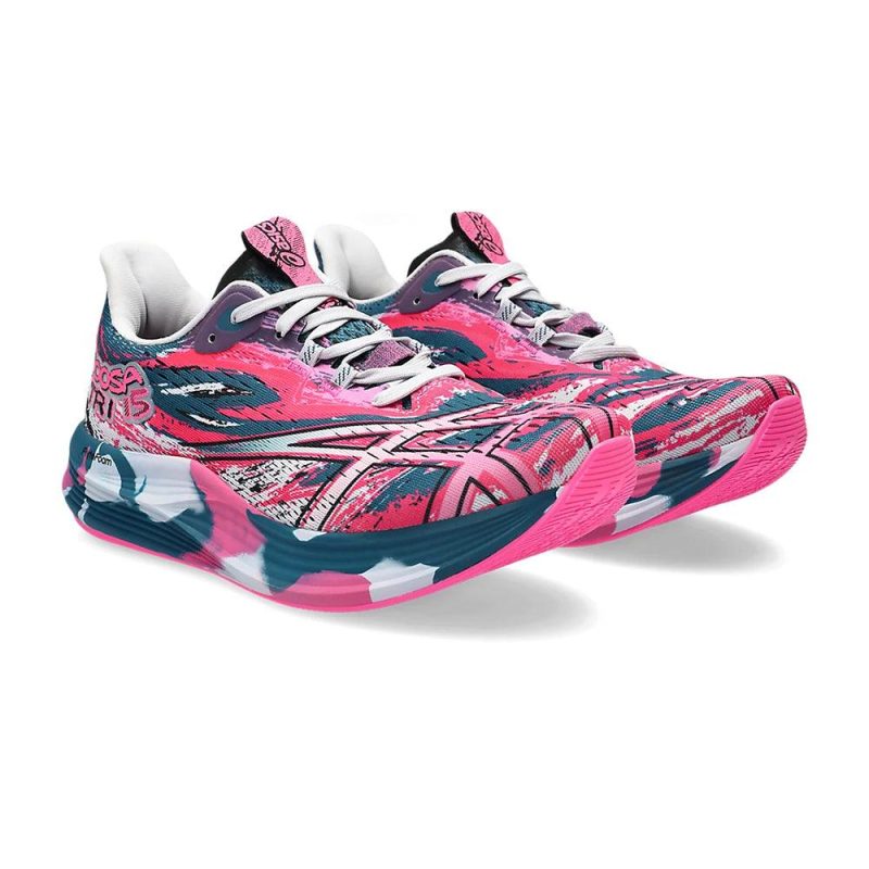 asics noosa tri 15 women s restful teal or hot pink shoes irun singapore 2