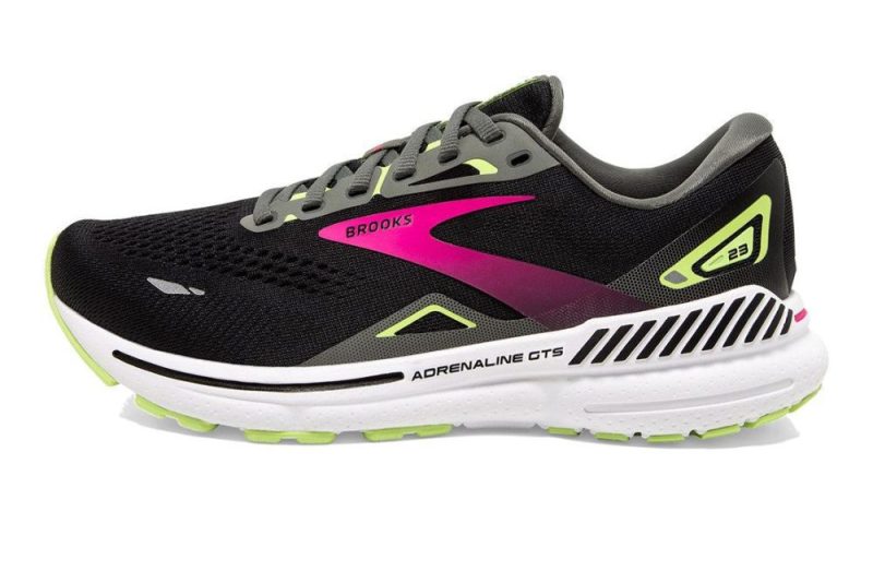 brooks adrenaline gts 23 women s black or gunmetal shoes irun singapore 1