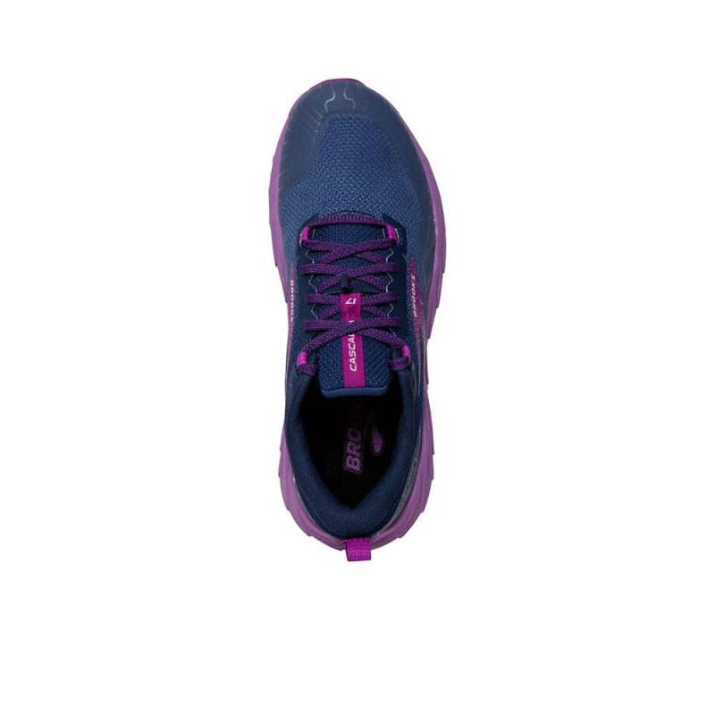 brooks cascadia 17 women s trail navy or purple shoes irun singapore 3