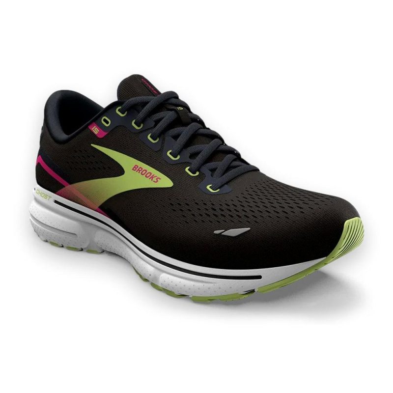 brooks ghost 15 women s black or ebony shoes irun singapore 2