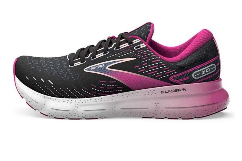 brooks glycerin 20 women s black or fuchsia shoes irun singapore 1