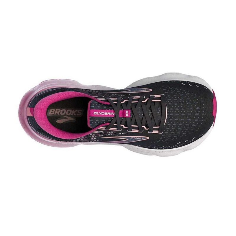 brooks glycerin 20 women s black or fuchsia shoes irun singapore 3