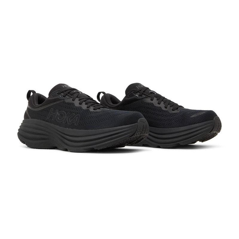 hoka bondi 8 wide men s black shoes irun singapore 2