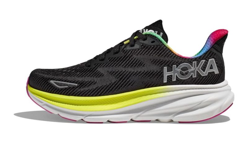 hoka clifton 9 wide women s black or all aboard shoes irun singapore 1