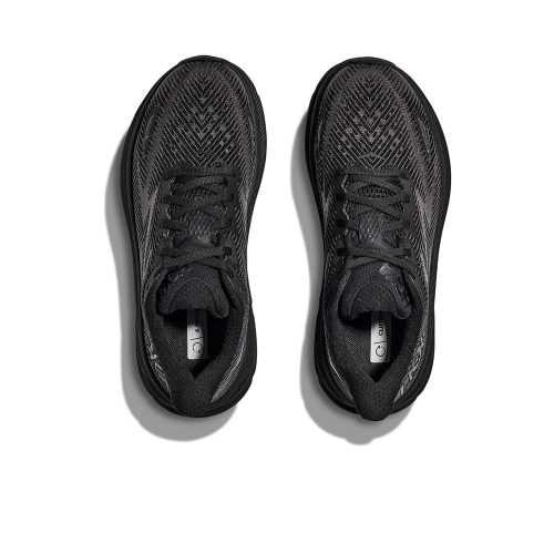 hoka clifton 9 women s black shoes irun singapore 3