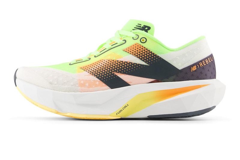 new balance fuelcell rebel v4 b women s white or bleached lime glo shoes irun singapore 1