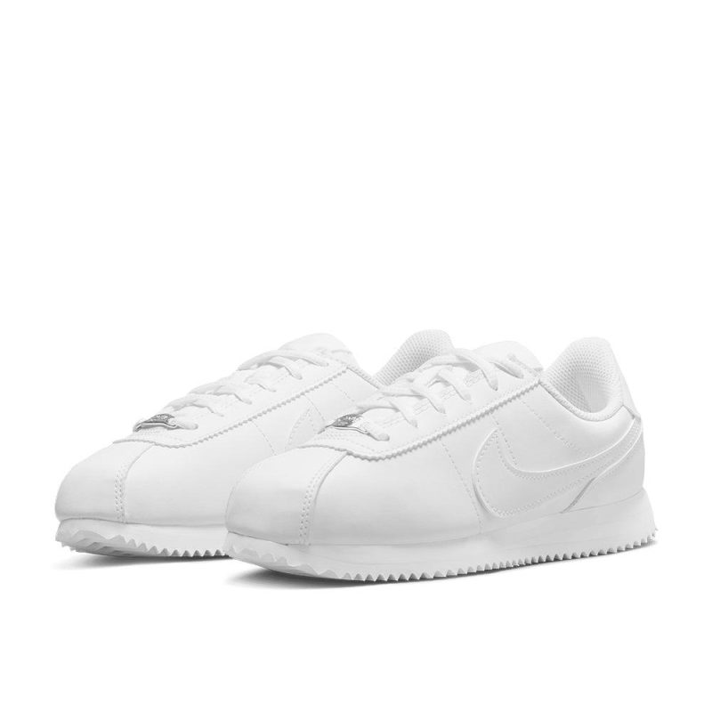 nike cortez basic sl older kids white shoes irun singapore 2