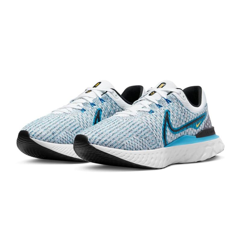 nike react infinity run flyknit 3 men s white or blue orbit shoes irun singapore 2